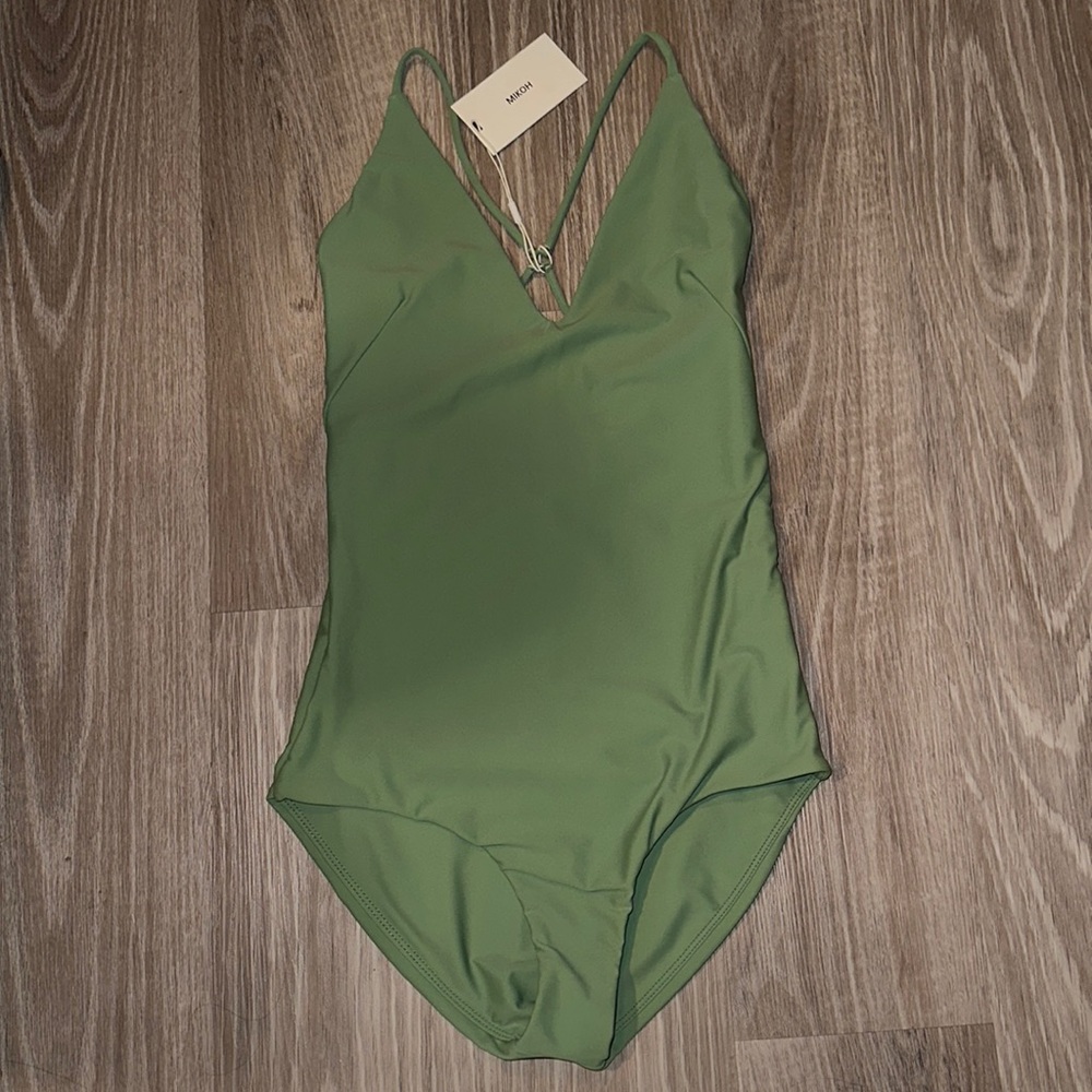 Mikoh Green One-piece Swimsuit